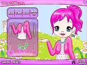 Spring Girl Lovely Hairstyle Makeup