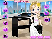 Girl Play the Piano