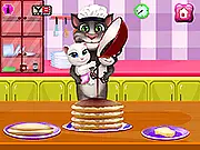 Tom Family Cooking Pancakes