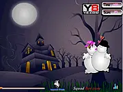 Ghost lover kissing