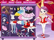 Ballerina Girl Dressup Flash