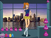 Spunky Girl Dress Up