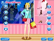Fashion Shopping Girl Flash