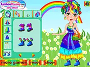 Rainbow Girl Dress Up