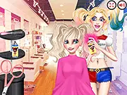 Harley Quinn Hair and Makeup Studio