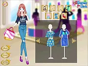 Cute Shopping Girl