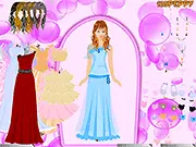 Grey Frock Girl Dressup