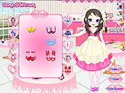 Waitress at Cafe Shop Dressup