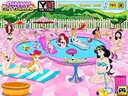 Princess Pool Party Cleaning