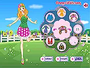 Showy Flowers Girl