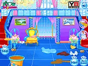 Elsa cleaning royal family
