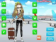 The Fashion Girl in the Airport
