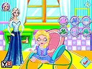 Baby Elsa Bubble Bath