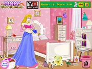 Pregnant Aurora Messy Room