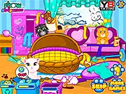 Tom and Angela Cat Makeup Baby Room
