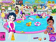 Baby Princess Messy Swimming Pool