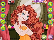 Princess Merida Spa Facial Makeover