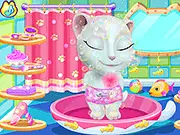 Talking Angela at Spa Session