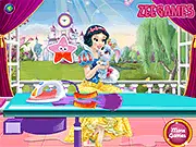 Snow White Washing Clothes