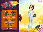 Halloween Girl Dress Up Flash