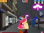 Winter Season Kissing