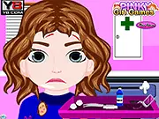 Baby Anna Haircut Injury