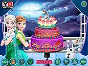 Frozen-Monster High Cake Decor