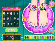 Flower Pedicure Designs