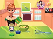 Anna cooking Chicken Salad