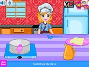Sofia Cooking Chinese Fried Noodles