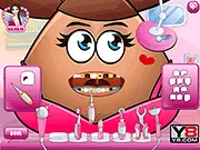 Pou Girl Tooth Problems