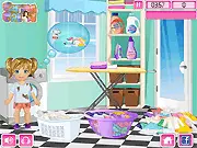 Baby Emma Laundry Time