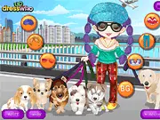 Cute Dog Walker