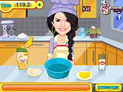 Selena Gomez Cooking Cookies