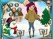 Winter Circle Scarf Dress Up