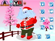 Christmas Elephant Dress Up