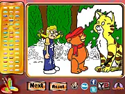 Cartoon Friends Coloring