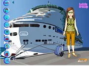 She travels by ship