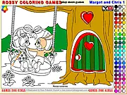 Margot and Chris 1 - Rossy Coloring Games