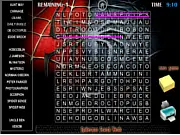 Spiderman Search Words
