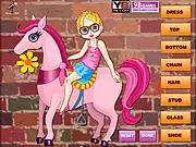 Horse Rider Girl Dress up