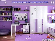 Kids Lavender Study Room Hidden alphabets