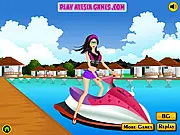 Jetski Girl Dress Up