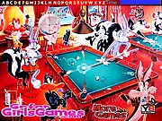Bunny Lola Daffy Snooker Pool Hidden Letters