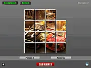 Cars Sliding Puzzle