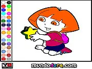 Coloring Dora Star