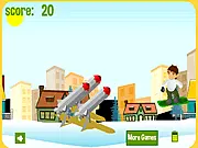 ben 10 snowboard jumping