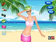 Fashion Lady on the Beach