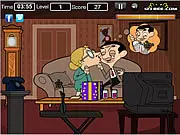 Mr Bean Kissing