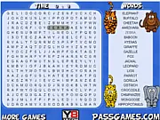 Safari Animals Word Search